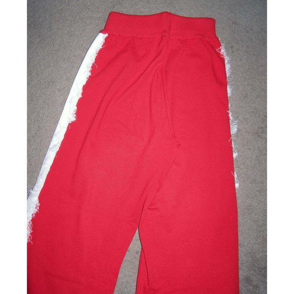 NEW size L "Balboa" Girls' Red Track pants with Slits - Picture 6 of 14